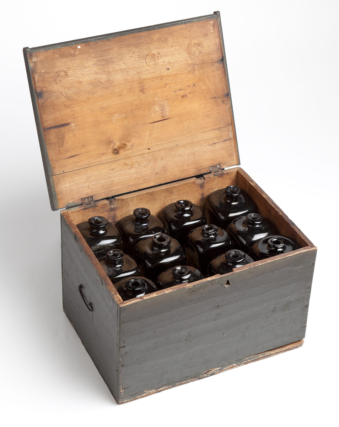 Bottle Case and Bottles Christopher H Jones