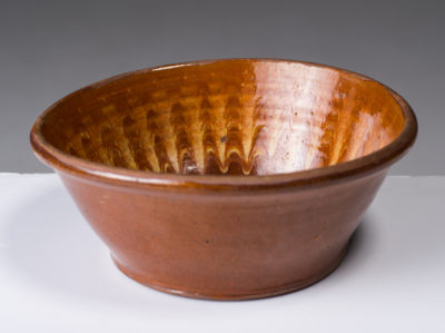 Bowl attributed to Adams Family Potters, Hagerstown MD