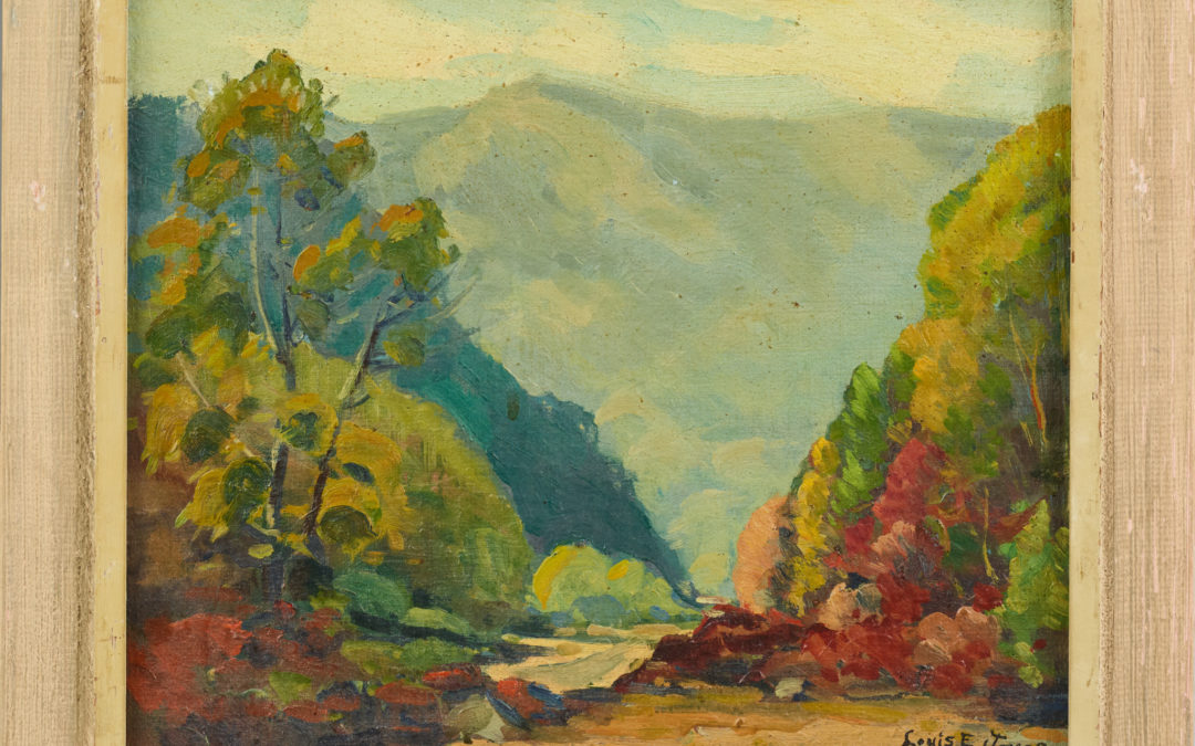 A Smokey Mountain Landscape