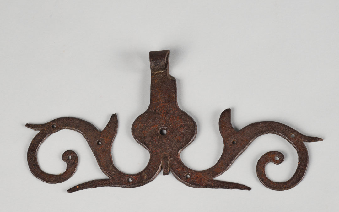 Ornate Iron Hinge