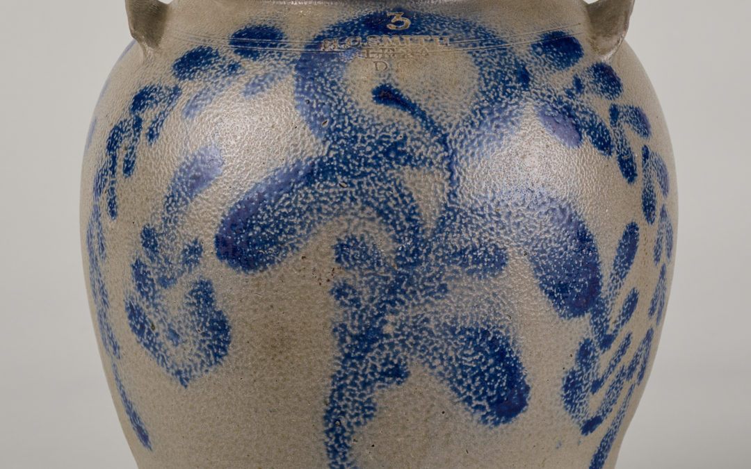 3 Gallon Alexandria Stoneware Jar – “Alexandria” Flower