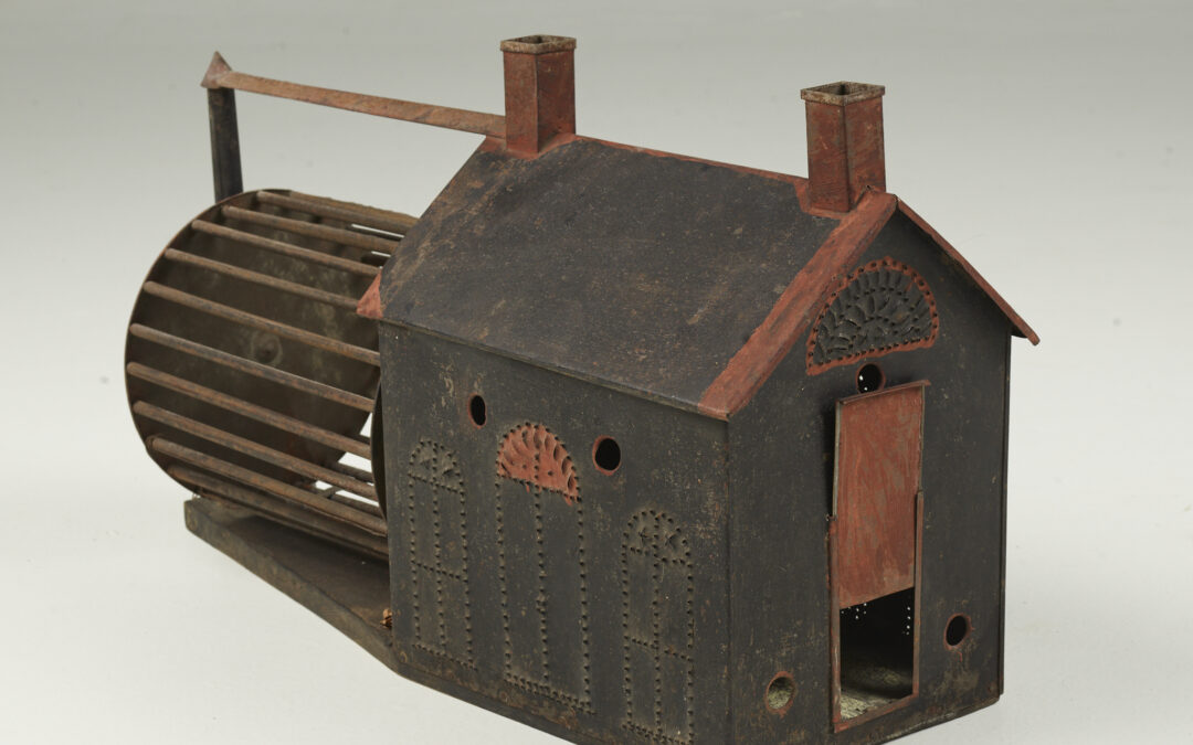 SQUIRREL CAGE IN THE FORM OF A GEORGIAN HOME